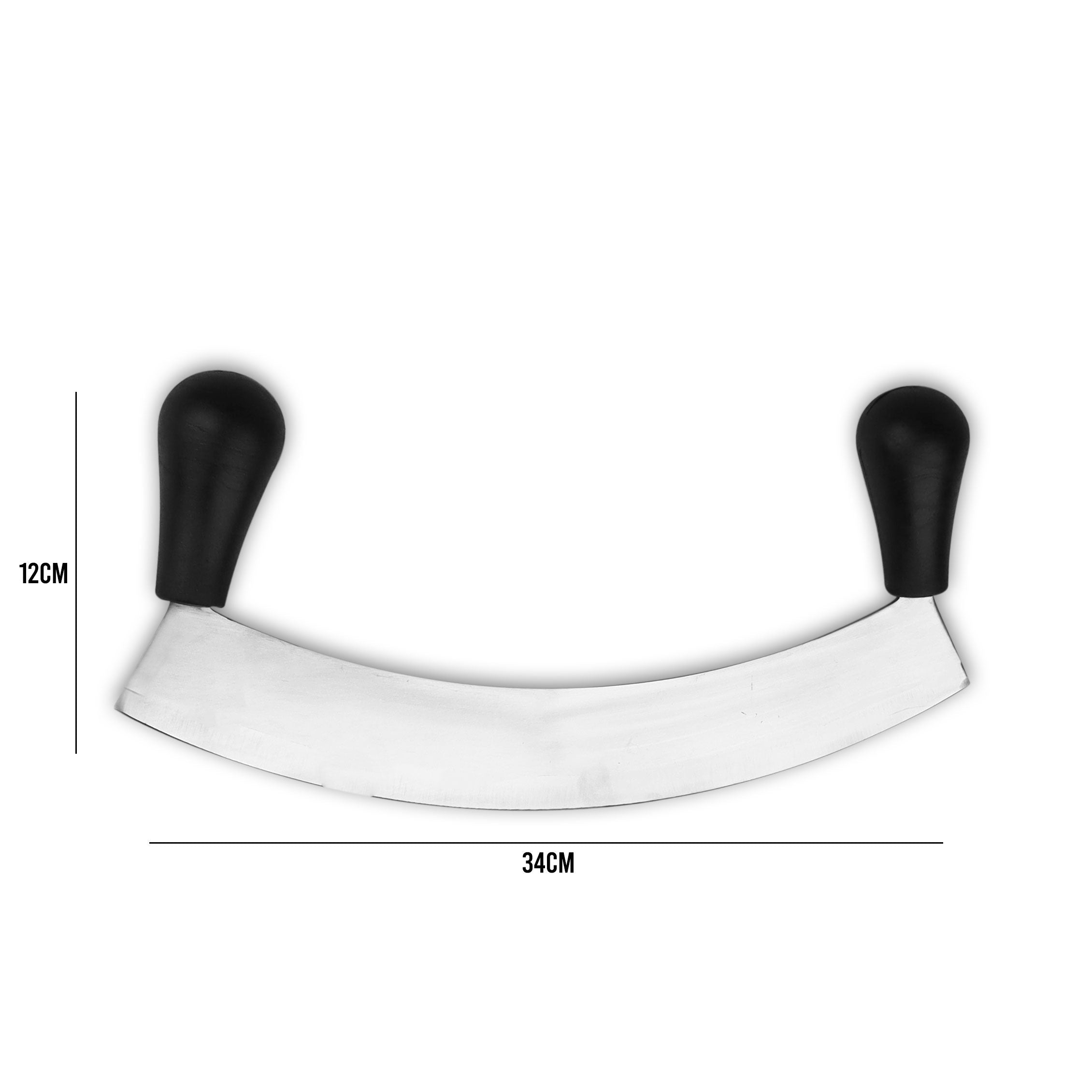 Professional Rocker Pizza Cutter Blade – Stainless Steel Pizza Slicing Knife for Fast &  Even Cuts | Commercial Grade Cutter for Restaurants & Home Kitchens