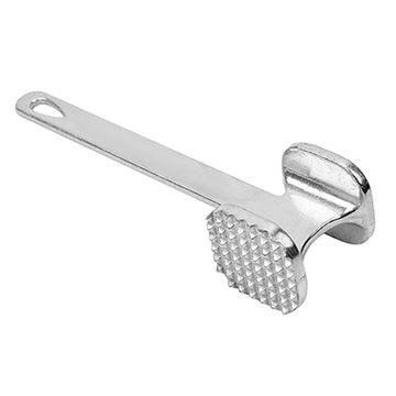 Heavy Duty Metal Meat Hammer – Double-Sided Steel Tenderizer Tool for Chicken,  Steak & Broast