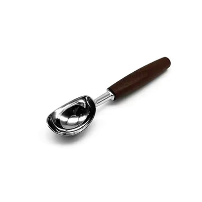 Premium Wooden Handle Ice Cream Scoop – Heavy-Duty Stainless Steel Dessert  Spoon for Effortless Scooping & Non‑Stick Serving