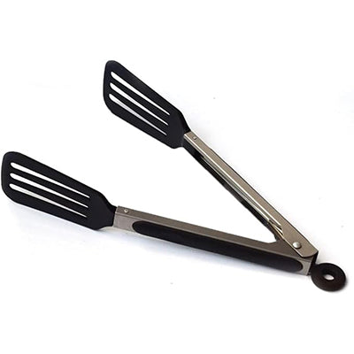 Nonstick Kitchen Tong – Chimta for Paratha, BBQ, Salad, Frying & Food Serving |  Heat-Resistant Handle & Slotted Grip Head | Cooking Utensil Tool