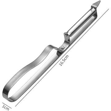 Stainless Steel Potato Peeler & Vegetable Cutter – Multi‑Function Fruit, Carrot &  Cucumber Peeler with Sharp Blade