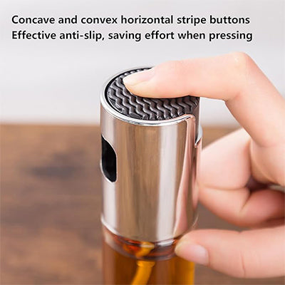 Premium Oil Spray Bottle for Kitchen – Refillable Glass Olive Oil Mister for Air Fryer,  BBQ, Baking, Frying, Salad & Cooking Control