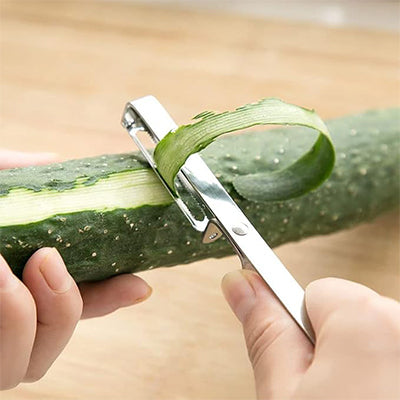Stainless Steel Potato Peeler & Vegetable Cutter – Multi‑Function Fruit, Carrot &  Cucumber Peeler with Sharp Blade