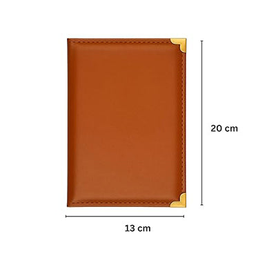 Premium Leather Bill Folder for Hotel & Restaurant – Check Presenter in Black &  Brown with Elegant Gold Corners