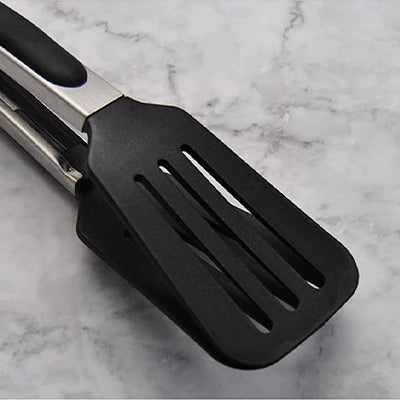 Nonstick Kitchen Tong – Chimta for Paratha, BBQ, Salad, Frying & Food Serving |  Heat-Resistant Handle & Slotted Grip Head | Cooking Utensil Tool