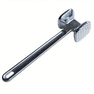 Heavy Duty Metal Meat Hammer – Double-Sided Steel Tenderizer Tool for Chicken,  Steak & Broast