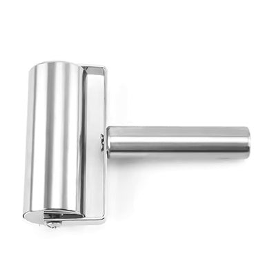 Stainless Steel Rolling Pin for Pizza Dough – Manual Push Dough Roller with  Comfortable Grip for Pizza, Pie & Pastry